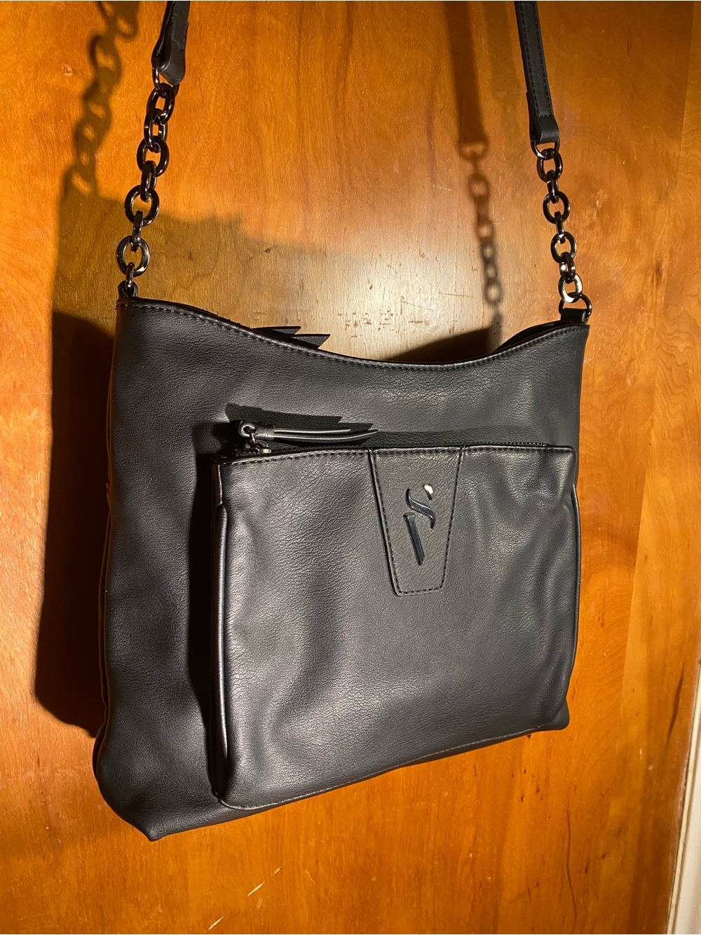 Simply Vera Vera Wang Black Shoulder Crossbody Bag